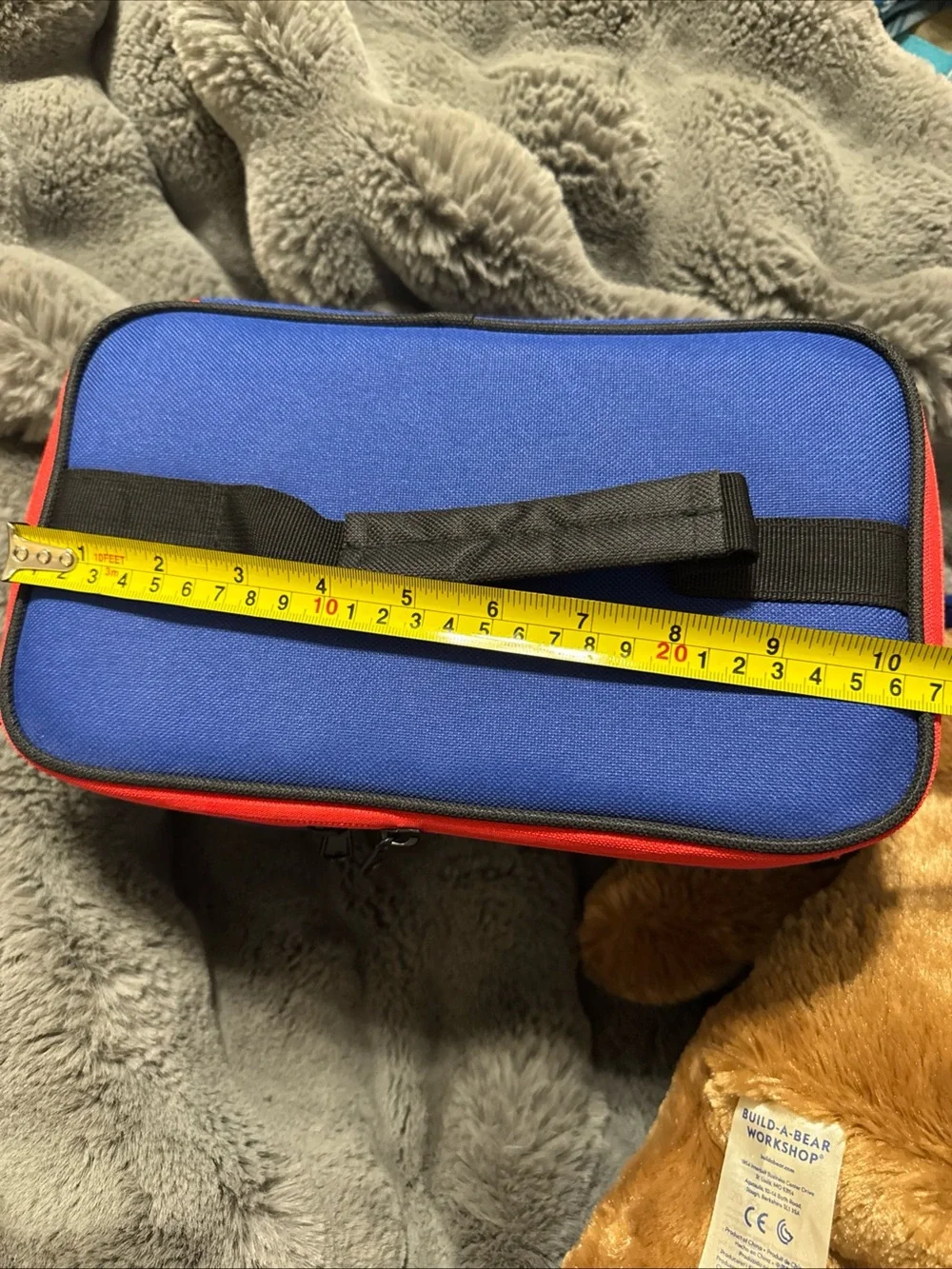 Southwest Airlines Captain Pilot Hat Tie Build A Bear Stuffed Toiletry Bag BB